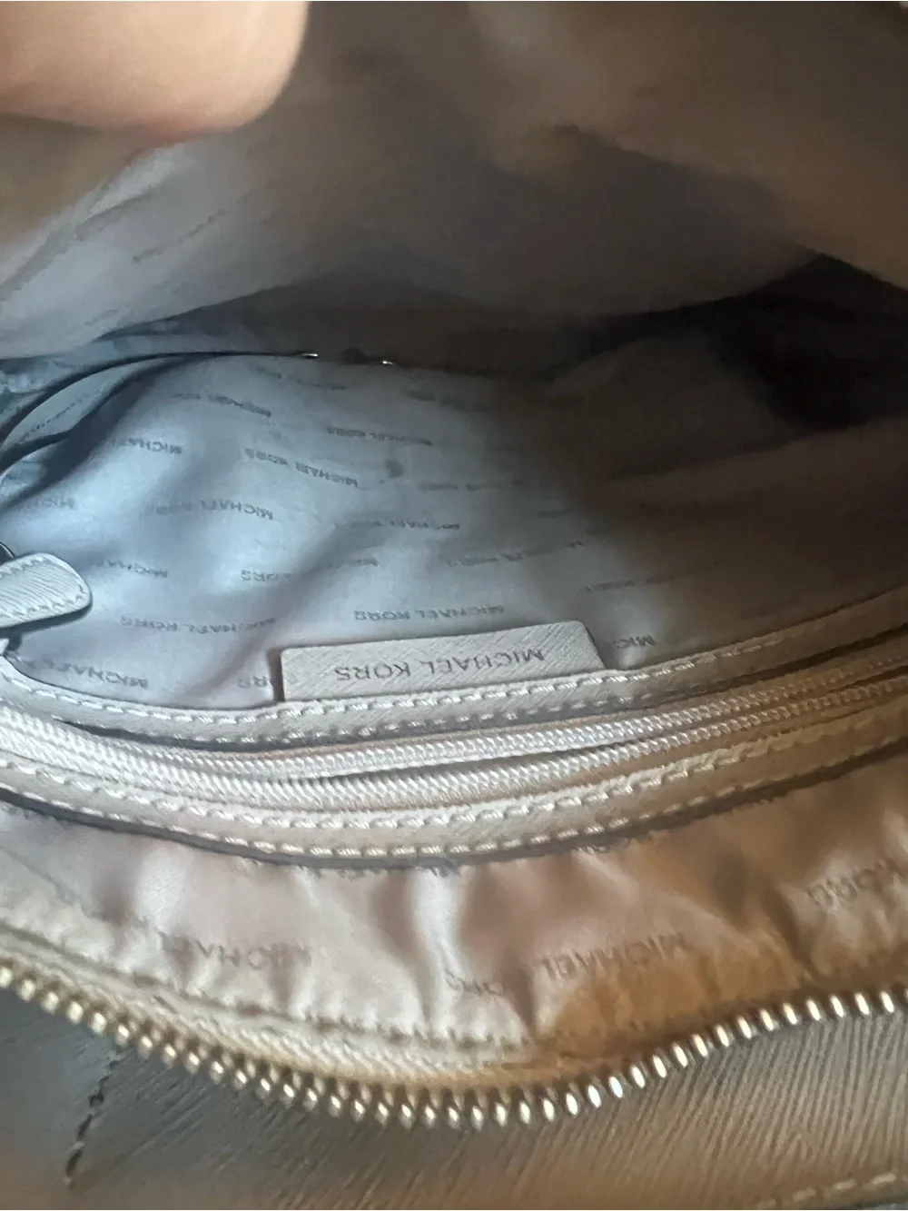 Michael Kors Black Leather Eyelet Tote